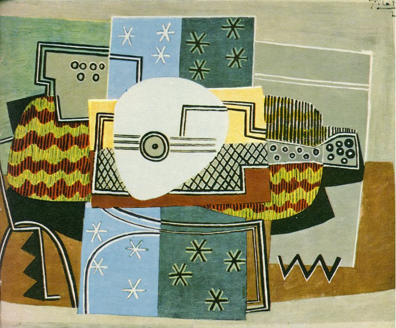 Picasso Still life with the mandolin 1924